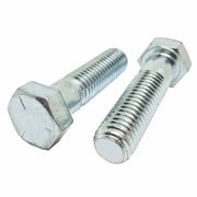 NEWPORT FASTENERS Grade 5, 1/4"-20 Hex Head Cap Screw, Zinc Plated Steel, 2-3/4 in L, 100 PK 591629-100